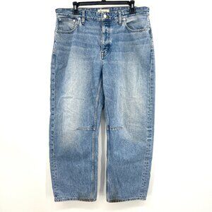Madewell The Darted Barrel Leg Jeans Medium Wash Women's 30